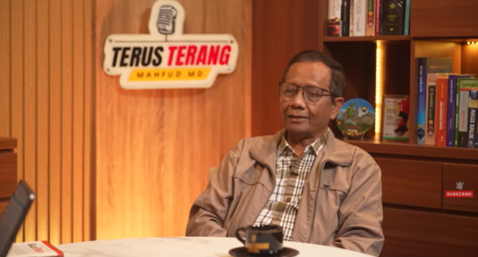 Mahfud MD saat podcast
